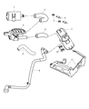 Diagram for 2006 Dodge Charger Crankcase Breather Hose - 4581432AB