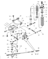 Diagram for 2000 Dodge Stratus Axle Beam Mount - 4616076