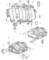 Diagram for 2006 Chrysler PT Cruiser Fuel Injector Seal - 4897125AA