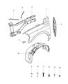 Diagram for Ram Radiator Support - 68370561AA