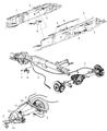 Diagram for 2011 Ram 2500 Parking Brake Cable - 52010294AC