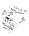 Diagram for 2020 Ram ProMaster 1500 Air Duct - 68169309AE