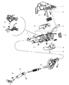 Diagram for 2011 Ram 4500 Automatic Transmission Shifter - 5057509AC