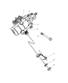 Diagram for 2006 Dodge Ram 2500 Rack And Pinion - 52121986AE