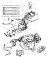 Diagram for Chrysler LHS Battery Cable - 4759213