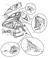 Diagram for 2004 Chrysler PT Cruiser Lift Support - 5027521AE