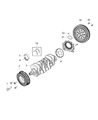 Diagram for Jeep Renegade Crankshaft Thrust Washer Set - 68440287AA
