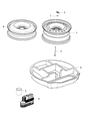 Diagram for 2018 Jeep Cherokee Spare Wheel - 4726430AA