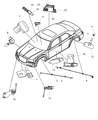 Diagram for 2009 Chrysler 300 Steering Angle Sensor - 5135969AA