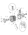 Diagram for Dodge Dakota Automatic Transmission Output Shaft Seal - 4741118