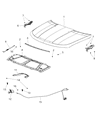 Diagram for 2015 Jeep Compass Hood - 68079255AG