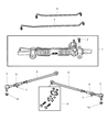 Diagram for 2001 Chrysler LHS Rack And Pinion - 5003933AB