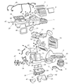 Diagram for 2000 Jeep Grand Cherokee Heater Core - 5012691AC