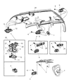 Diagram for Dodge Ram Van Interior Light Bulb - 154762
