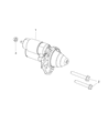Diagram for Ram ProMaster 3500 Starter Motor - R4801839AB