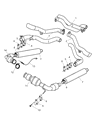 Diagram for 2015 Dodge Viper Exhaust Hanger - 5290265AA