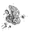 Diagram for 2010 Chrysler Town & Country Timing Belt - 68031478AA