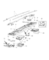 Diagram for Chrysler Town & Country Dome Light - 68149284AB