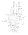 Diagram for 2020 Jeep Cherokee Seat Cover - 6ST35LR5AD