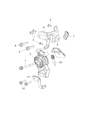 Diagram for 2022 Ram 1500 Engine Mount Bracket - 68248786AE