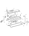 Diagram for 2004 Dodge Sprinter 3500 Engine Cover - 5117287AA