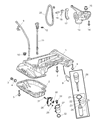 Diagram for Chrysler PT Cruiser Drain Plug - 5073945AA