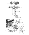 Diagram for Chrysler Town & Country Catalytic Converter - 68042141AA