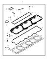 Diagram for 2016 Ram 2500 Exhaust Manifold Gasket - 5135789AB