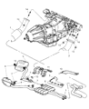 Diagram for 2008 Dodge Challenger Exhaust Pipe - 5290594AC