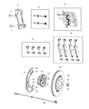 Diagram for Ram Brake Caliper Piston - 68144153AA