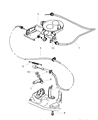 Diagram for Dodge Throttle Cable - 52010447AB