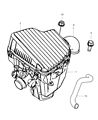 Diagram for 2004 Dodge Neon Air Filter Box - 50010098AA