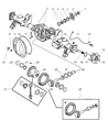 Diagram for 2012 Jeep Wrangler Pinion Bearing - 4864210