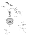 Diagram for Ram ProMaster 2500 Spare Wheel - 4725986AC