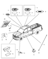 Diagram for 2008 Jeep Liberty Dome Light - 56042559AA
