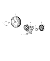 Diagram for 2018 Jeep Compass Belt Tensioner - 4627742AA