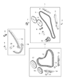 Diagram for 2016 Ram ProMaster 1500 Timing Chain Guide - 68226974AA