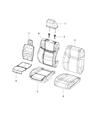 Diagram for Chrysler 300 Seat Cover - 5ZC19ML8AA