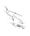 Diagram for 2016 Jeep Cherokee Wiper Arm - 68197136AA