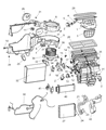 Diagram for Jeep Blend Door Actuator - 5143192AA