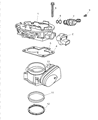 Diagram for Jeep Commander Throttle Body - 5114397AA