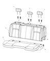 Diagram for 2016 Ram 1500 Seat Cover - 5NQ04LA8AA