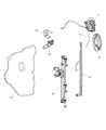Diagram for 2015 Ram ProMaster 1500 Door Latch Assembly - 68232440AA