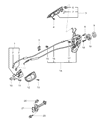 Diagram for 2004 Dodge Stratus Door Latch Assembly - MR349946