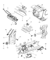 Diagram for 2000 Chrysler Town & Country Tailgate Handle - JS12VMT