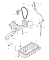 Diagram for 2008 Jeep Compass Timing Chain Tensioner - 68000681AA