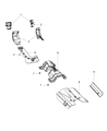 Diagram for 2017 Dodge Challenger Exhaust Heat Shield - 68217802AB