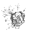 Diagram for Jeep Grand Cherokee Oil Pressure Switch - 56028807AB