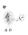 Diagram for Jeep Patriot Steering Wheel - 1EB83XDVAA