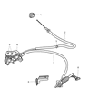 Diagram for 2003 Chrysler Voyager Throttle Cable - 4861640AA